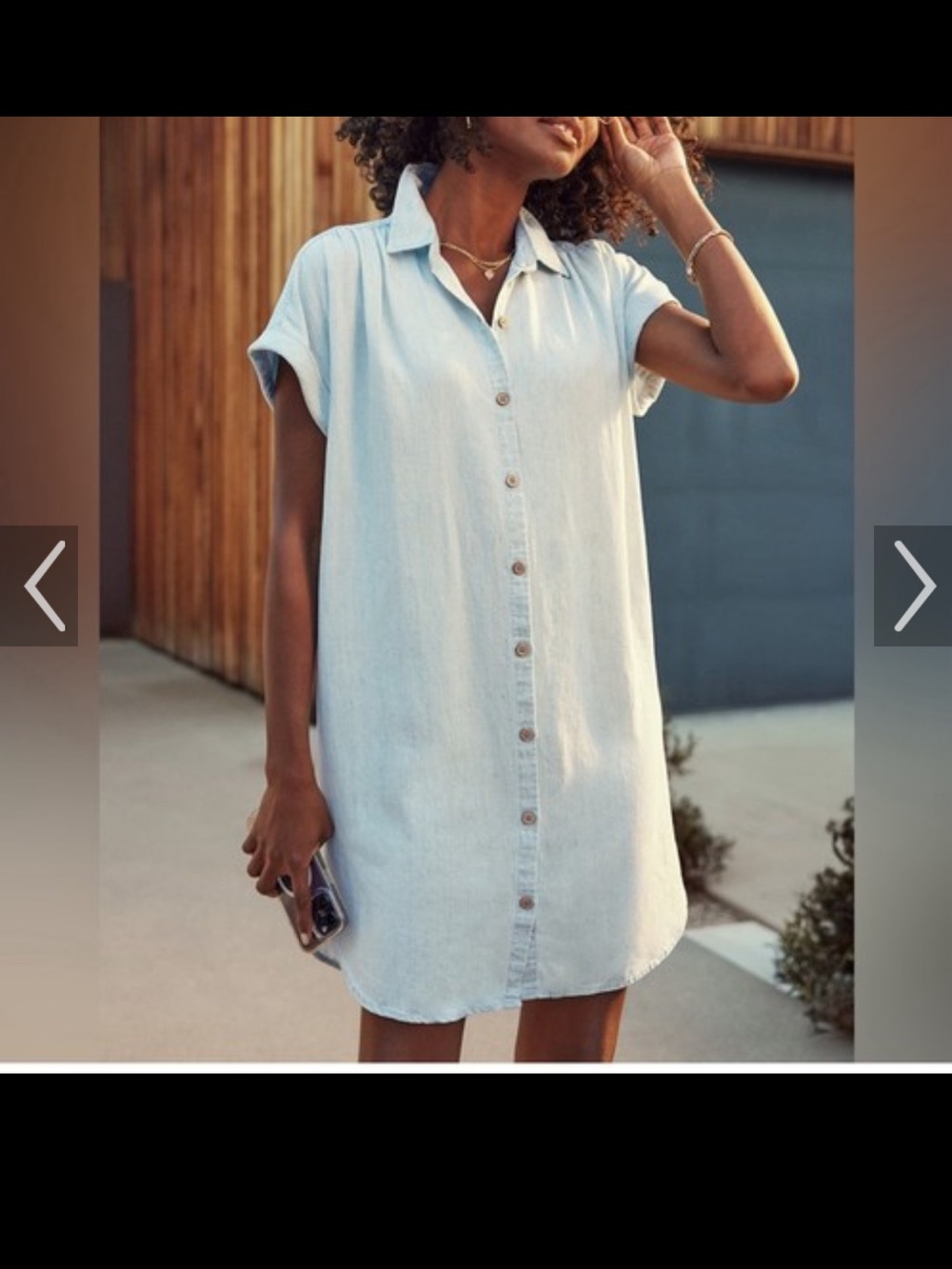 FAHERTY Breeze shirtdress - Small - Picture 2 of 9